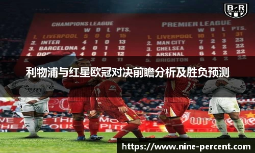 利物浦与红星欧冠对决前瞻分析及胜负预测